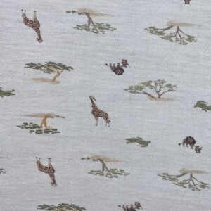 Milkberry Safari Animal Print bamboo blanket swaddle 36” x 40”